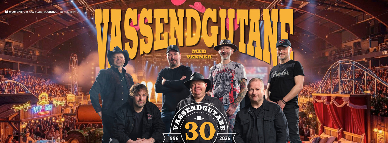 Bilde til VASSENDGUTANE - 30 år med venner